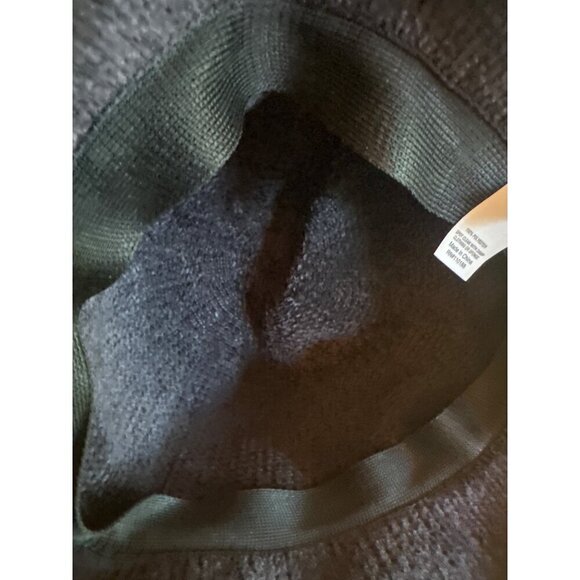 APT.9 Womens Black Knit Bucket Hat With Braided Trim One Size - Picture 4 of 6